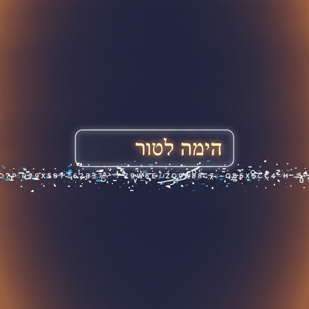 כתוביות עברית מסונכרנות בכיוון הנכון מול כתובית שבורה עם אותיות מבולגנות ומספרים הפוכים